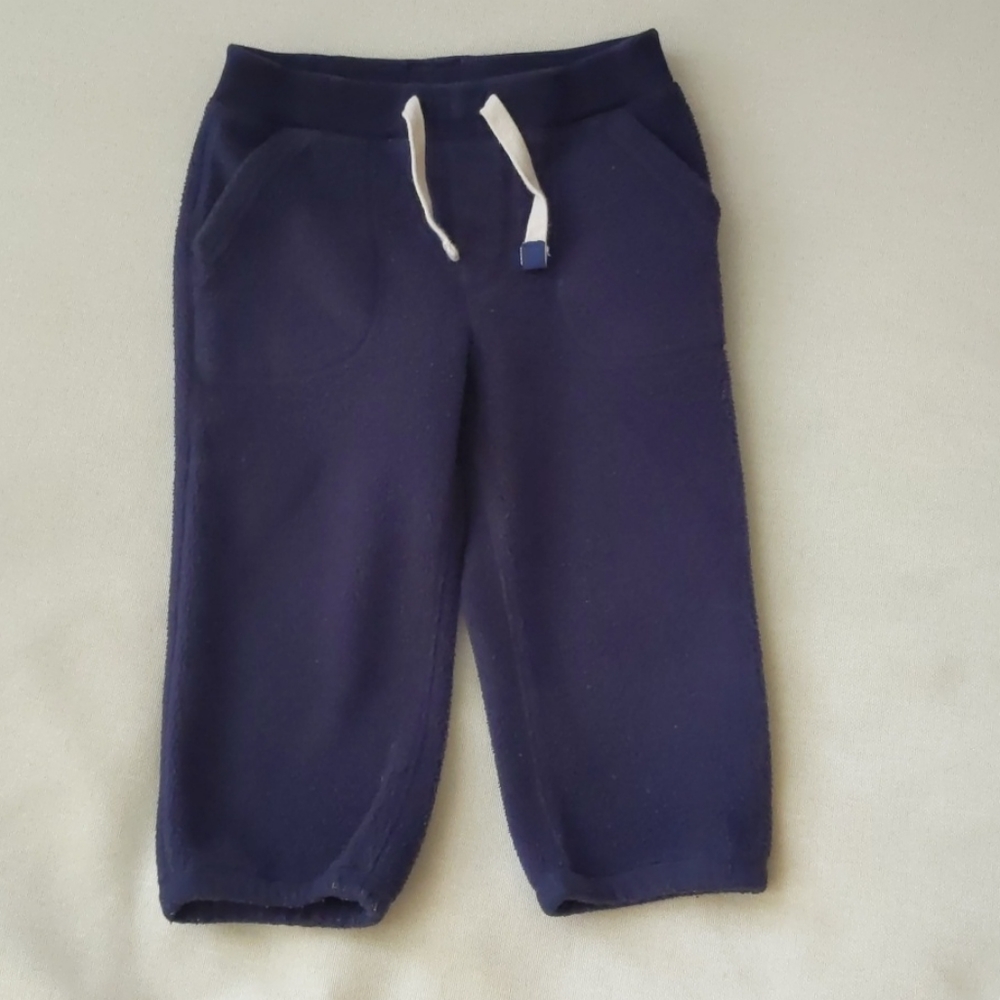 18-24 months navy fleece drawstring pants